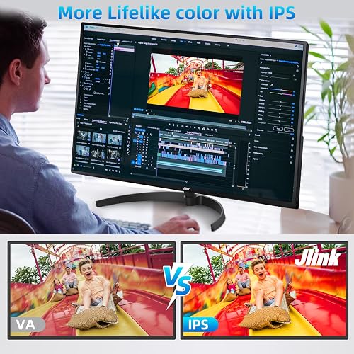 Jlink 2K Computer Monitor 32 Inch Monitor, IPS 1440P Monitor with